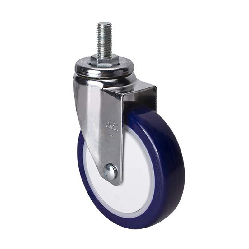 EDL Light 4'' 80kg Threaded Swivel TPU Caster 37234-374-87