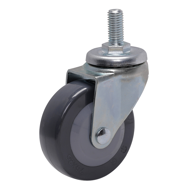 EDL Light 3'' 70kg Threaded Swivel PU Caster 33133-363-74