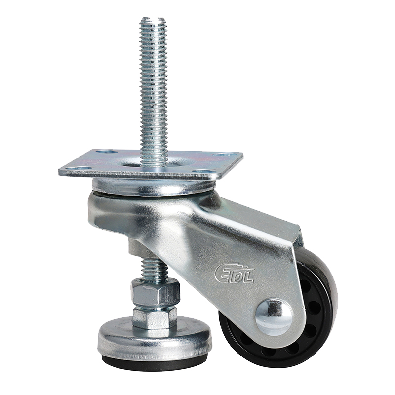 EDL 40mm 100kg Plate Swivel Level Adjustment Machine Caster M461115/M10X100-M4615-14