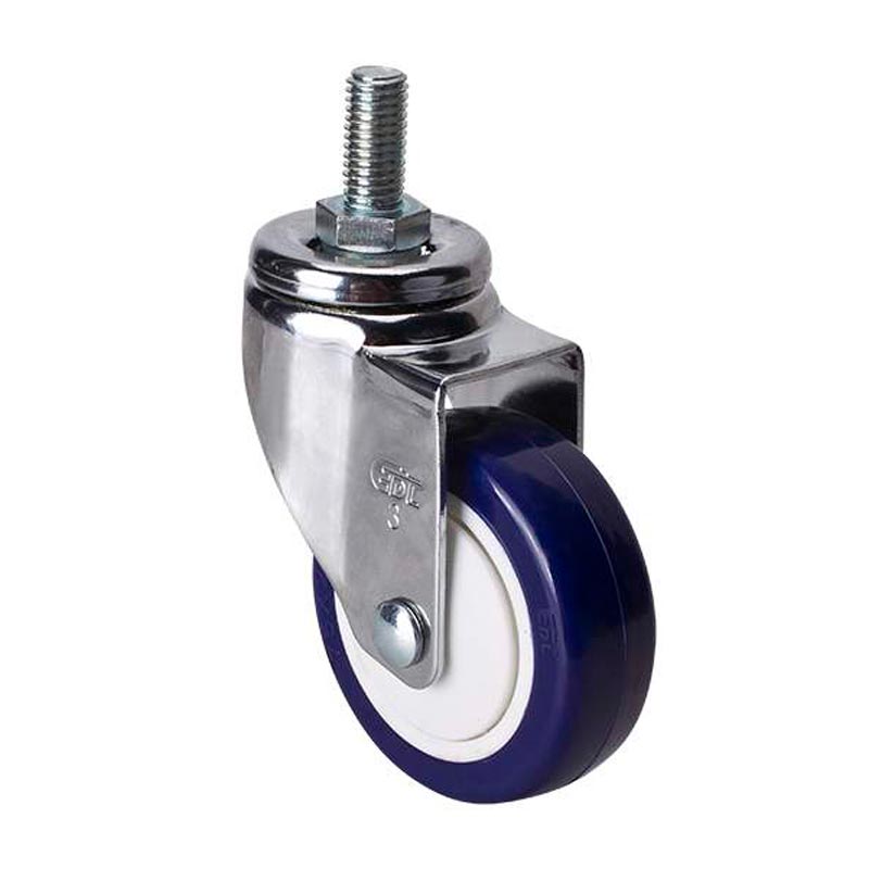 EDL Light 3'' 80kg Threaded Swivel TPU Caster 37233-373-87