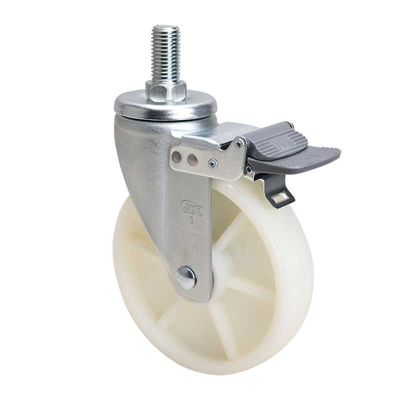 EDL Medium 6" 250kg Threaded Brake TPA Caster 66146H-666-26